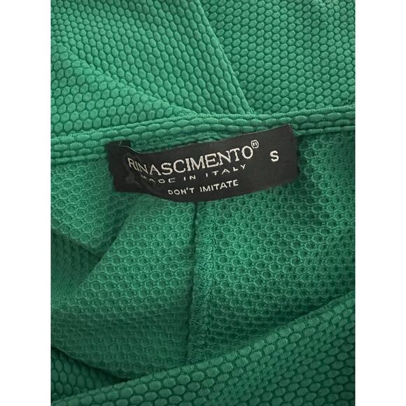 Rinascimento Made in Italy NWT sheath dress flare size Small Elegant luxury - Picture 2 of 7